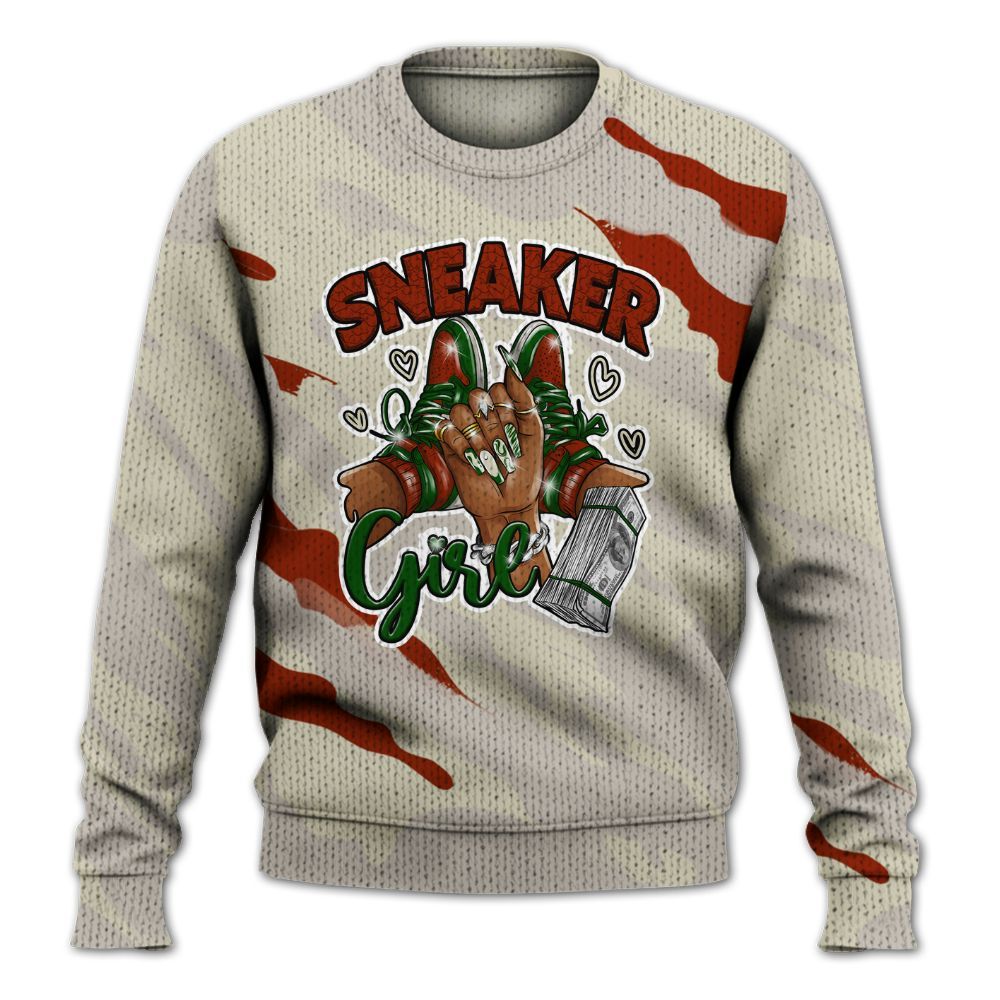 Knitted Sweater To Match El Grito 5s - Sneakerz Girlz Colored
