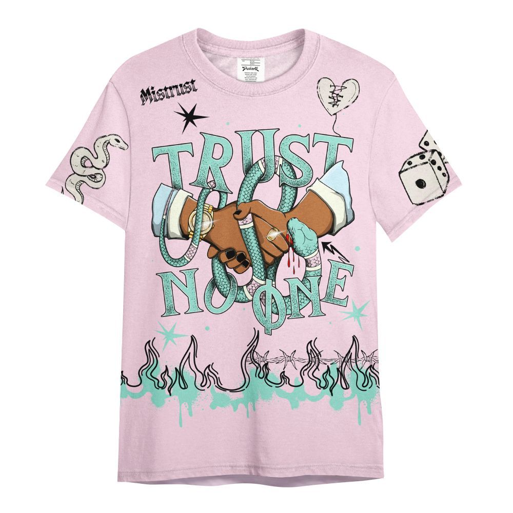 Shirt To Match Retro Easter 5s - Trust No One Snake-Bite Doodle Crayon All Over Print