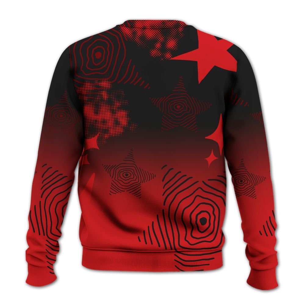 Sweatshirt To Match Low Bred 11s - Sneakerz Girlz Unique Starz All Over Print