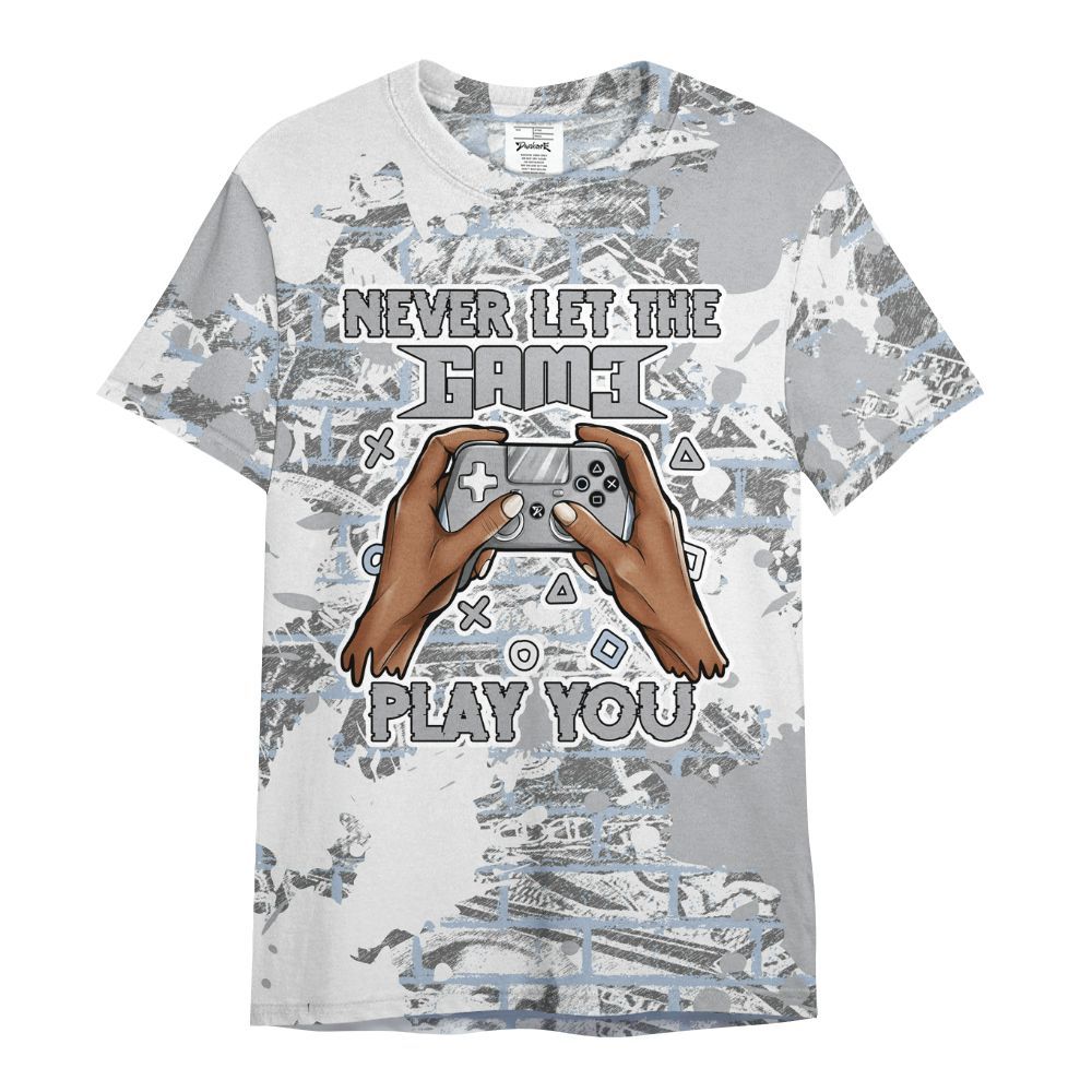 Shirt To Match Low OG Wolf Grey 1s - PlayGame Human Brick All Over Print