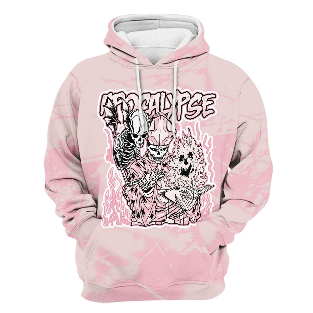 Hoodie To Match Dunk Low KD 17 Aunt Pearl - Apocalypse Skeleton Profound All Over Print
