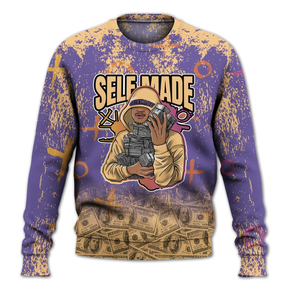 Sweatshirt To Match Book Sunset 1s - Selfmade Unique Grunge All Over Print