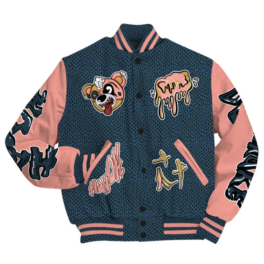 Varsity Jacket To Match Lebron XXI GS Olympic - Havok Bear All Over Print