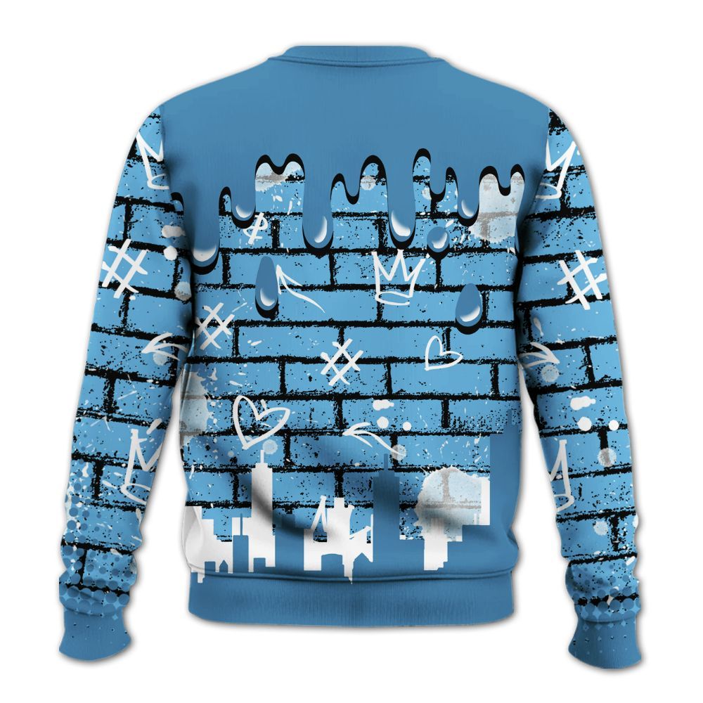 Sweatshirt To Match Melo 12s - Hustles Grind Pray Drip All Over Print