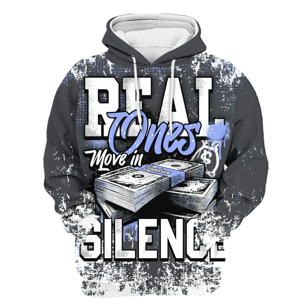 Hoodie To Match Retro Awake Racer Blue - Move In Silence Money Street Retro All Over Print