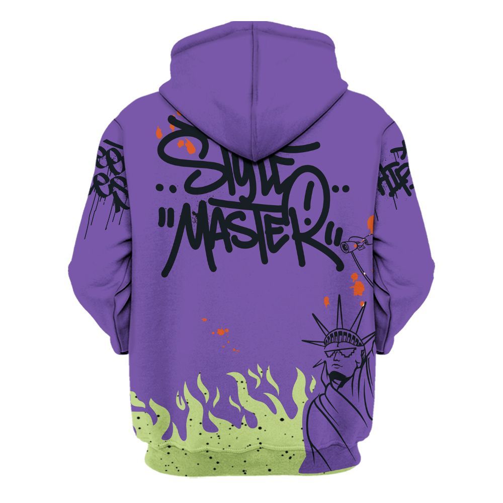 Hoodie To Match Canyon Purple 4s - Graphic Fck Around Find Out All Over Print