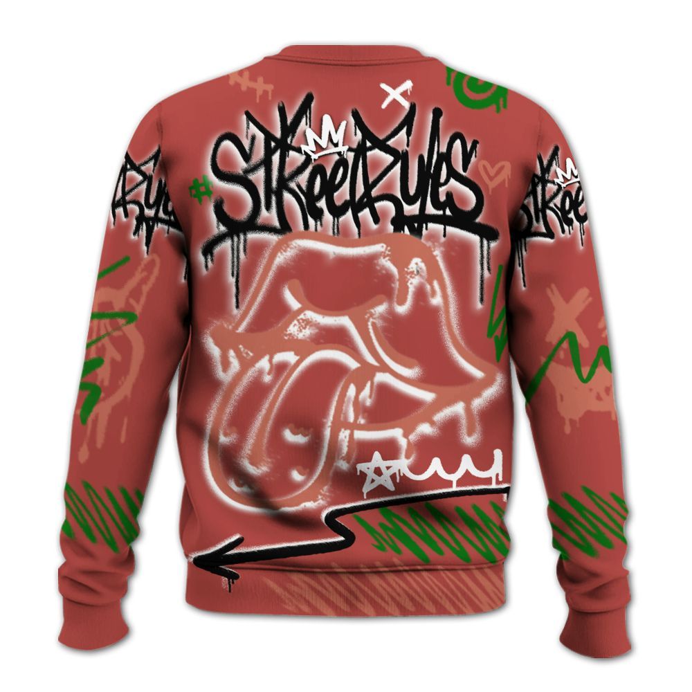 Sweatshirt To Match Dune Red 13s - Break Rules Streetwear All Over Print