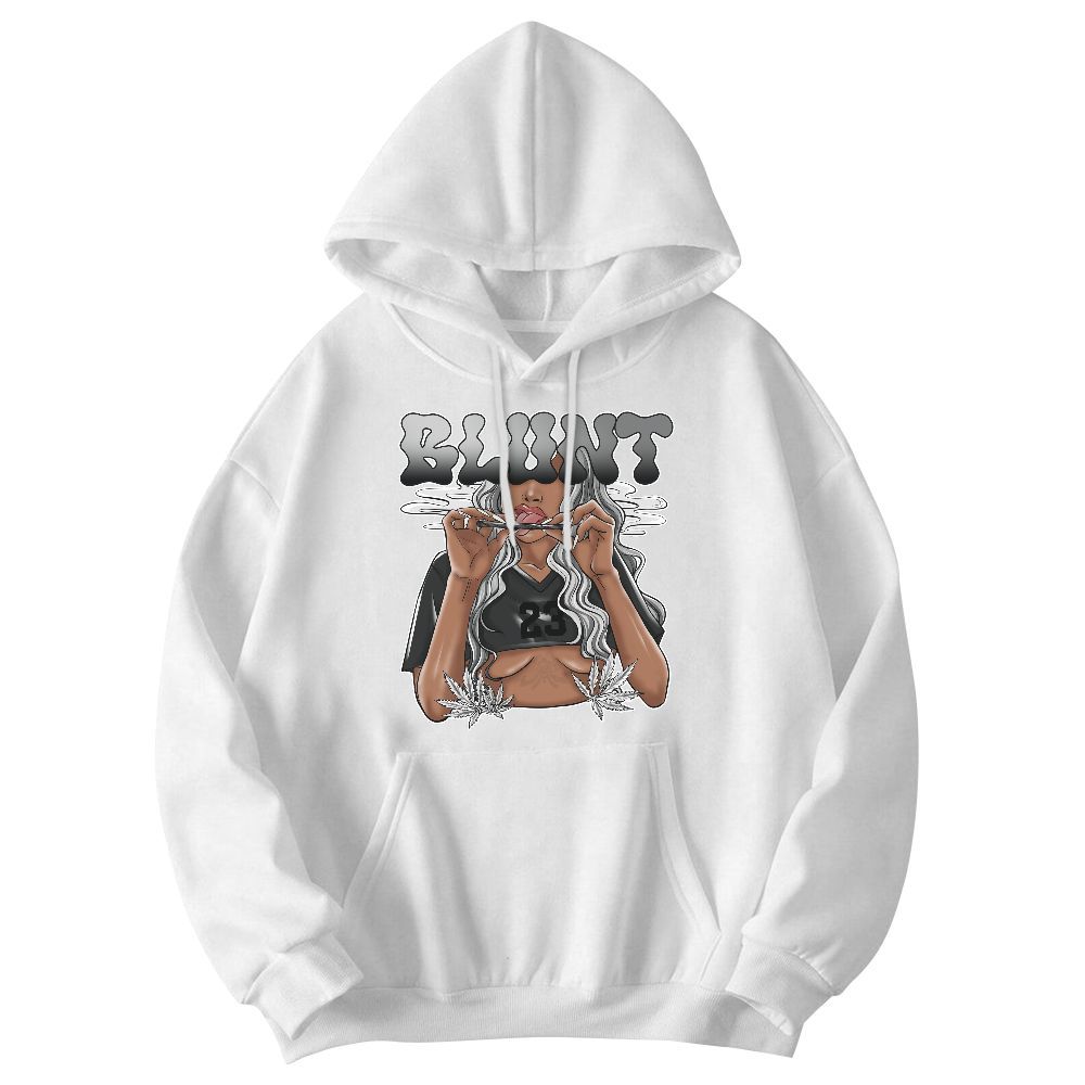 Sweatshirt To Match Metallic Silver 14s - Bluntz Unique Graphic