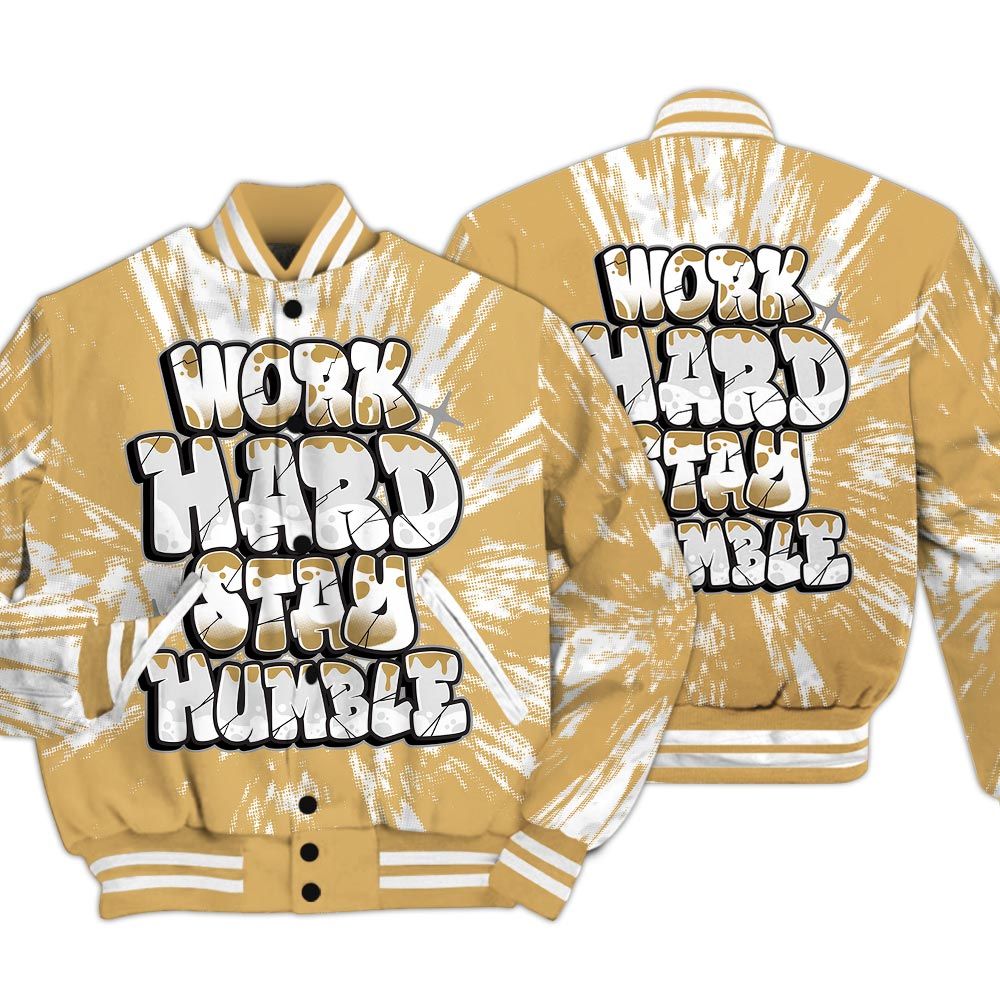 Varsity Jacket To Match Craft Paris 6s - Working Hard And Humble Luxury Varsity Jacket Unisex
