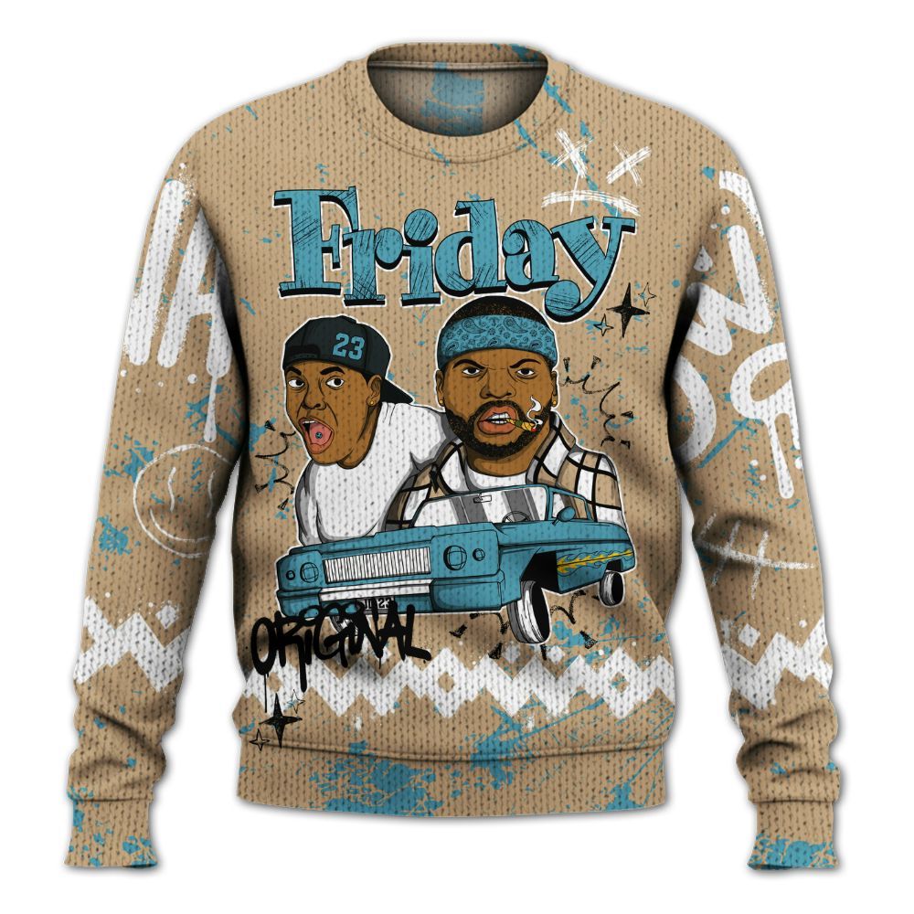 Sweater To Match H-Town 11s - Friday Sneaker Crayon Graphic