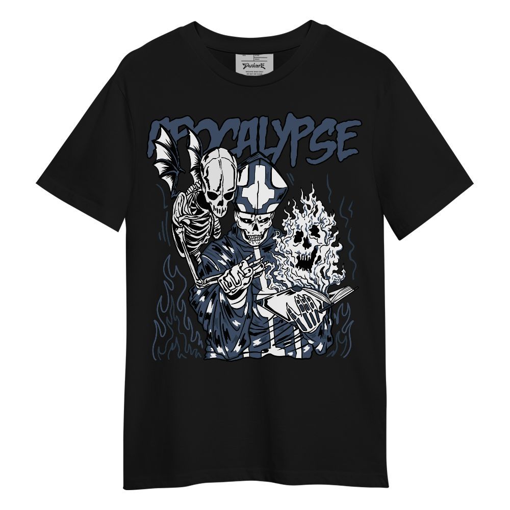 Shirt To Match Low Diffused Blue 11s - Apocalypse Skeleton Unisex Shirt