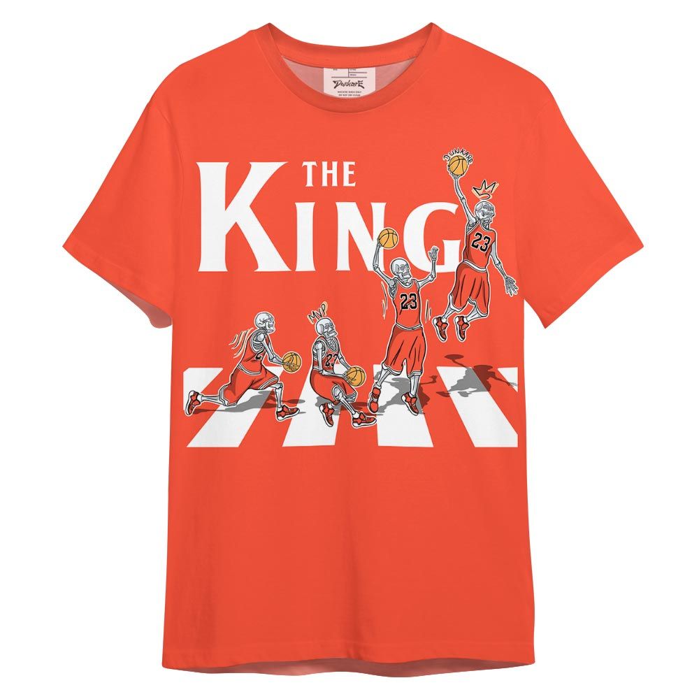 Shirt To Match Georgia Peach 3s - The King Basketball Shirt Outfit 3 Cosmic Clay 0705 TCD