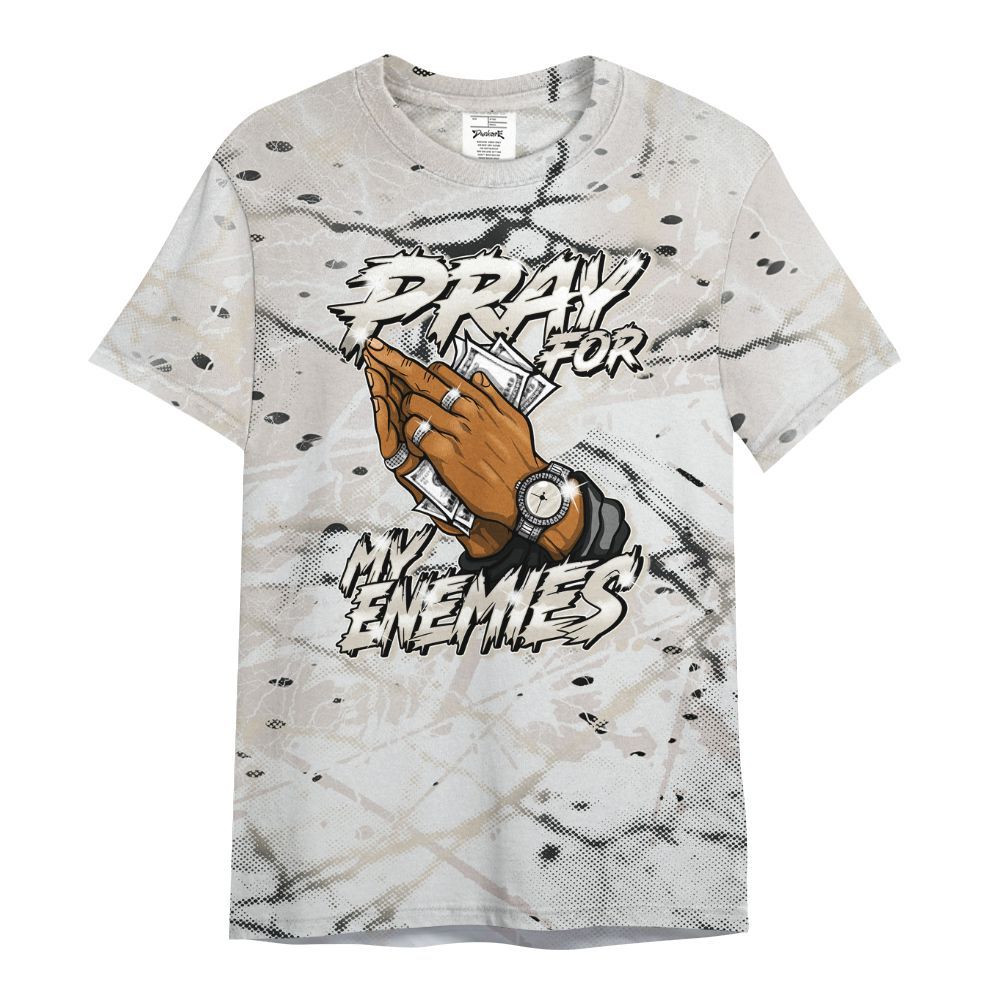 Shirt To Match Retro Reverse Metallic 5s - Prayed For Enemies Graphic All Over Print