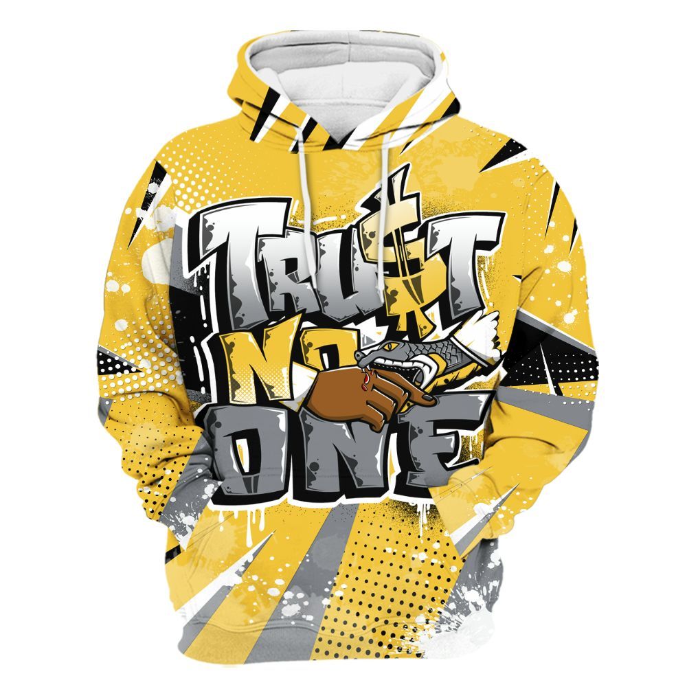 Hoodie To Match Retro Tokyo 5s - Poly Trust No One Dripping All Over Print
