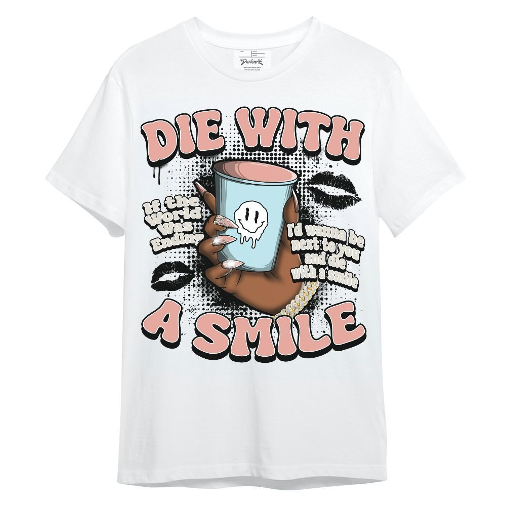 Shirt To Match Dunk Low Glacier Arctic - Die With A Smile Graphic Unisex Shirt