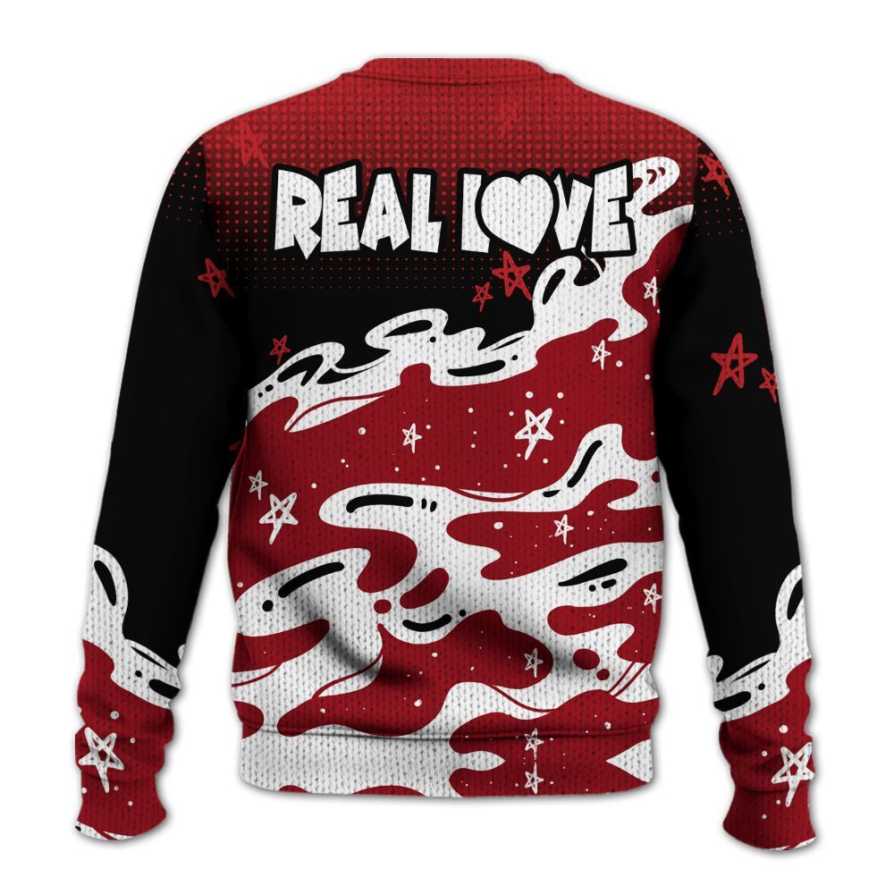 Knitted Sweater To Match Retro Cherry 12s - Sincere Fondness Bear Stars