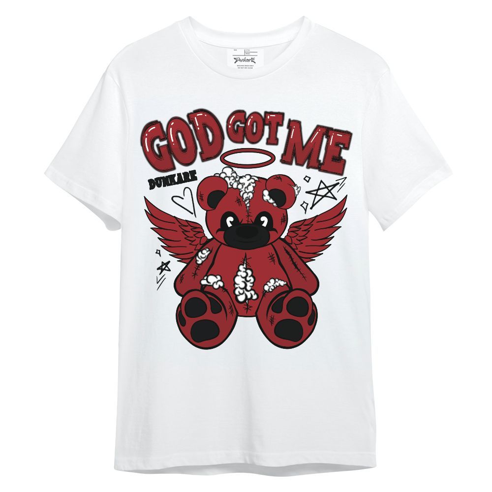Shirt To Match Alternate Flu Game 12s - Gods Guides Me Bear Unisex Shirt