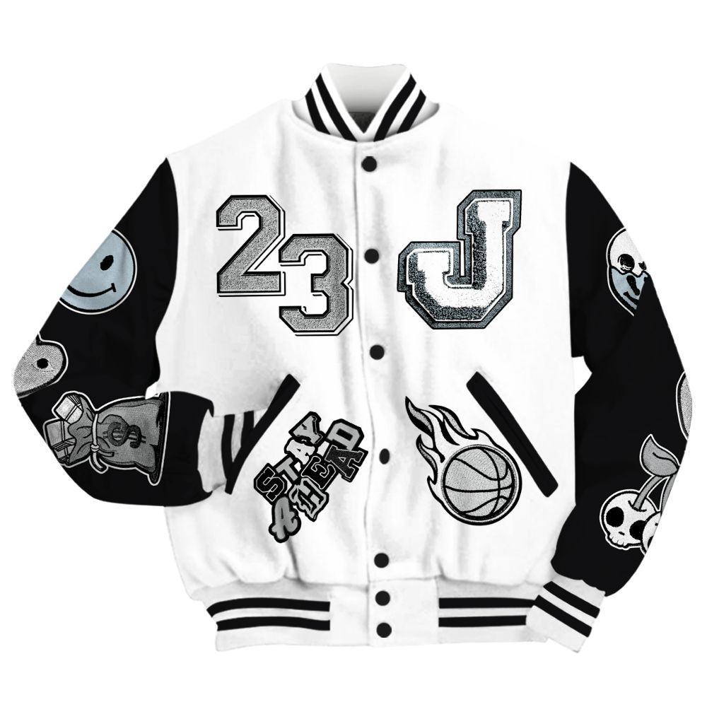 Varsity Jacket To Match Kobe 9 Protro Halo - Hustles Money Number 23 All Over Print