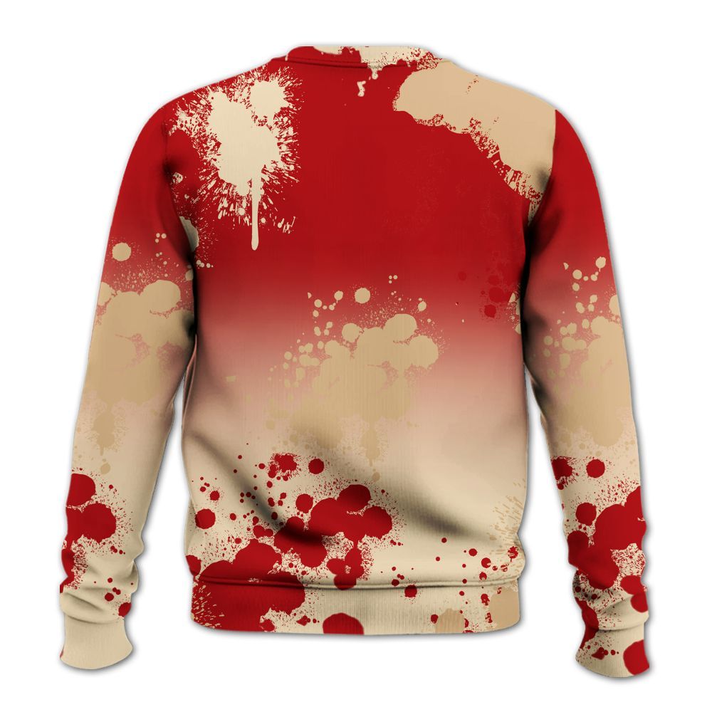 Sweatshirt To Match Dunk Low Strawberry Waffle - God Blessed Dripping All Over Print