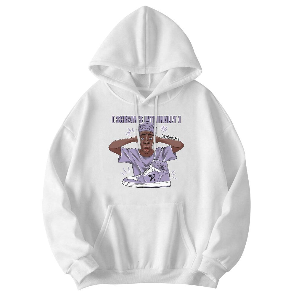 Sweatshirt To Match Low Pure Violet 11s - Scream Internally Graphic
