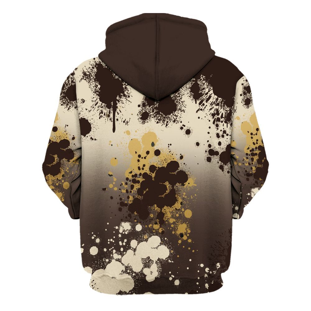 Hoodie To Match 2025 Retro Earth 5s - God Blessed Ink Drip All Over Print