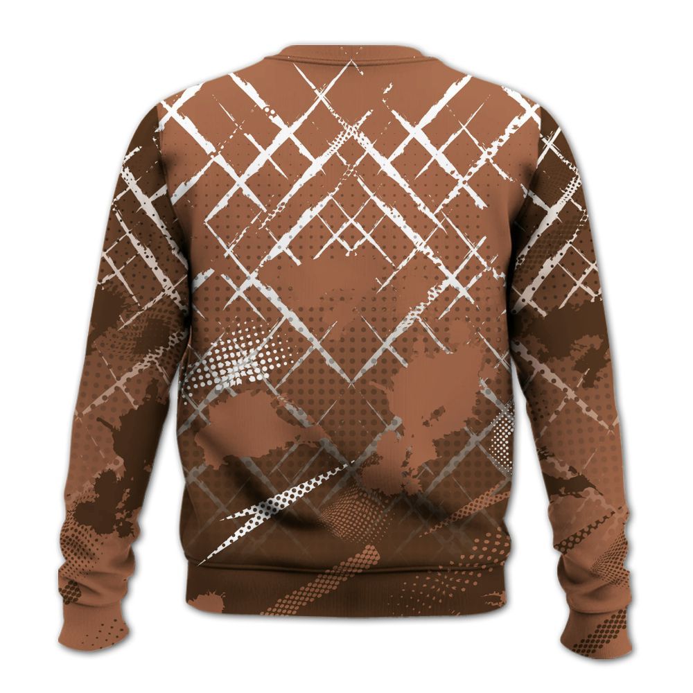 Sweatshirt To Match Air Foamposite Metallic Copper - Halftone Stand Business Dripping All Over Print