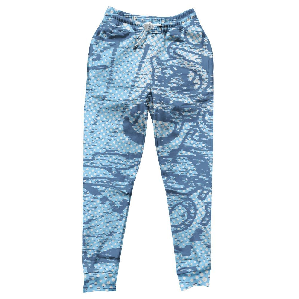 Sweatpant To Match Legend Blue 11s - Avant Garde Graphic All Over Print