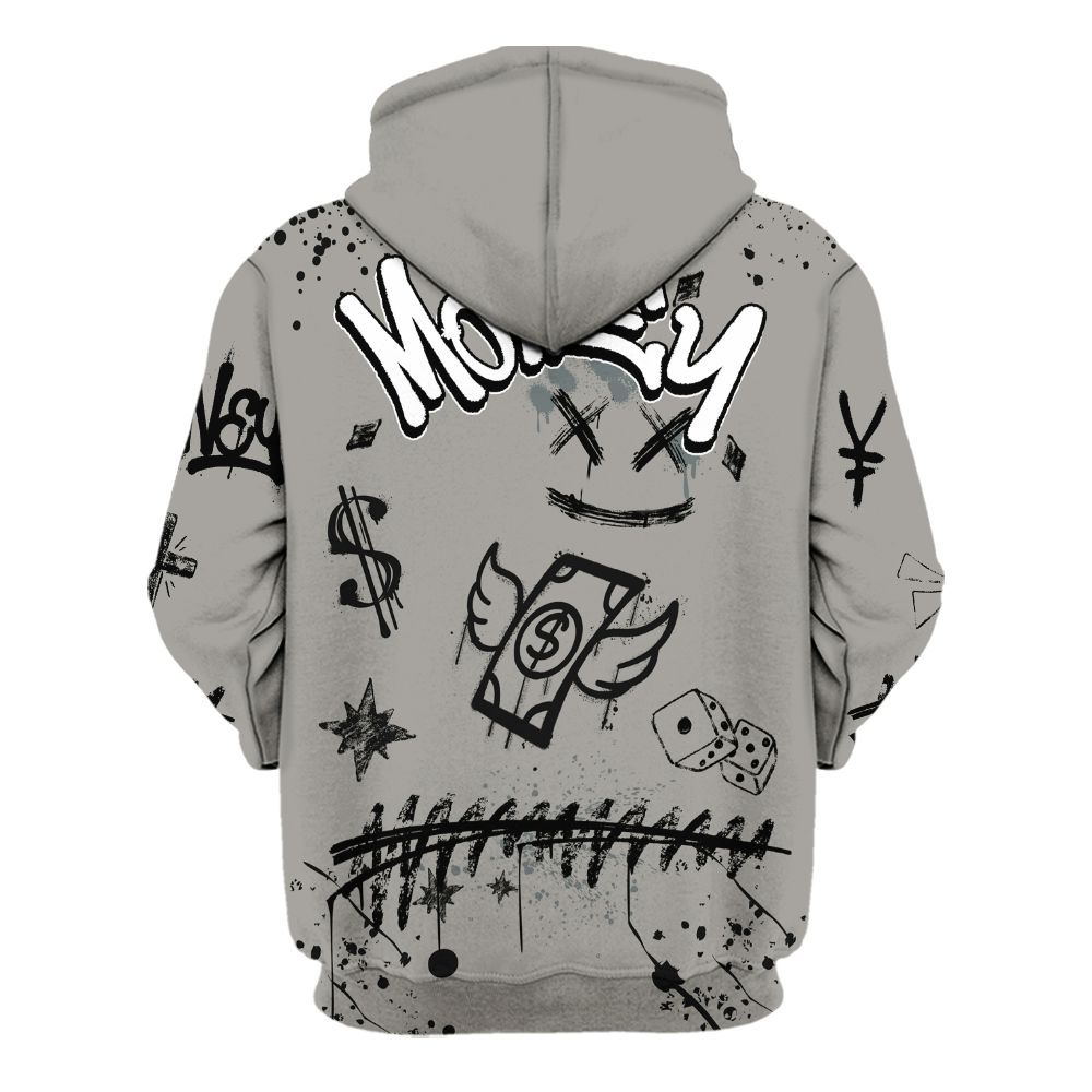 Hoodie To Match Cool Grey 9s - Everybody Paid In Full Crayon All Over Print