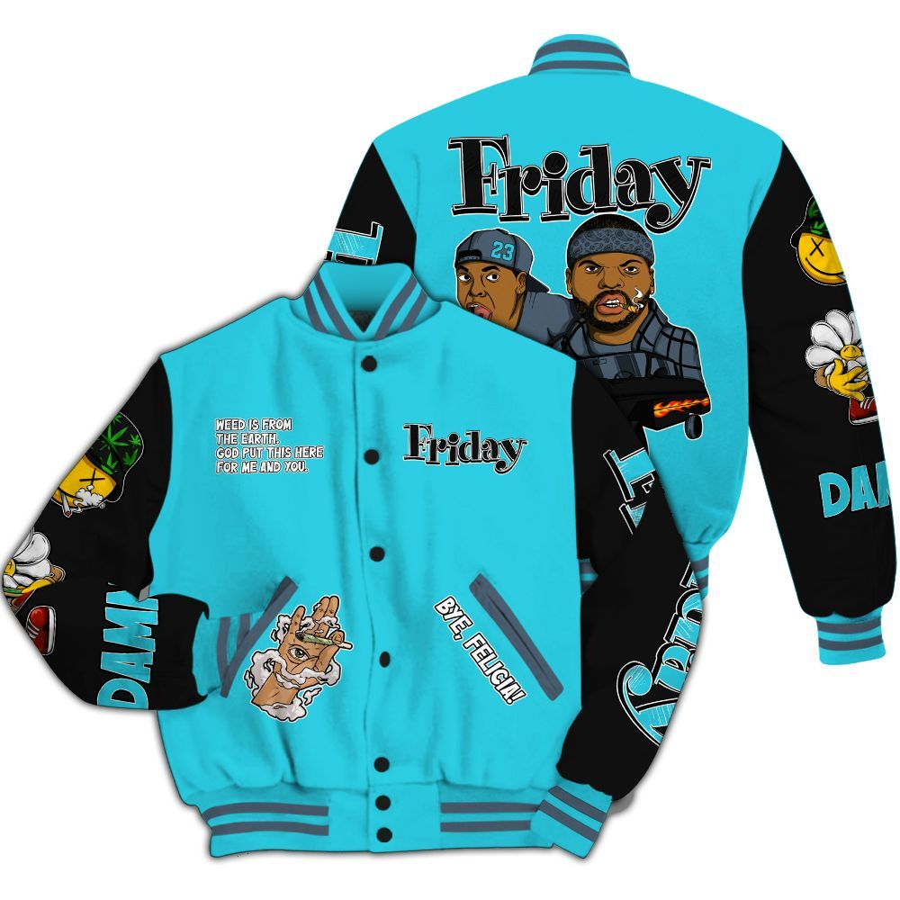 Varsity Jacket To Match Retro Gamma Blue 11s - Friday Sneaker Stress Style All Over Print