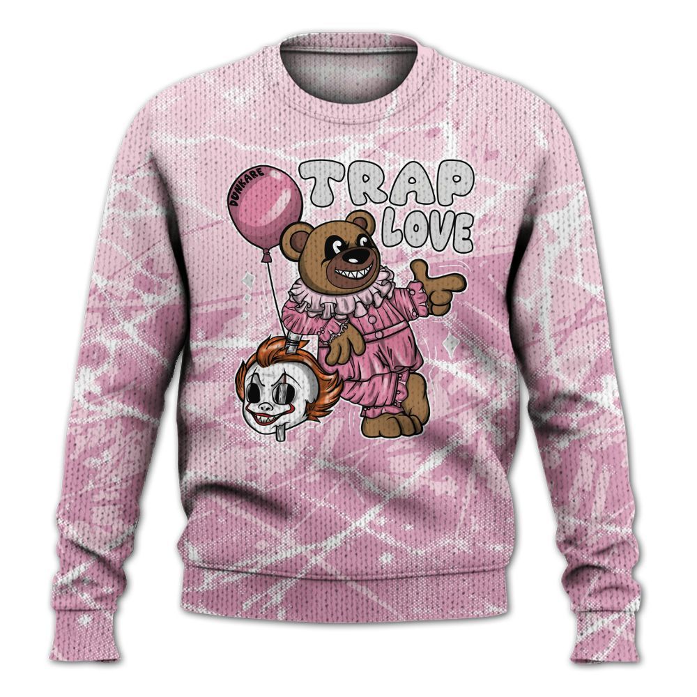 Knitted Sweater To Match Orchid 4s - Trap Loves Bear Profound