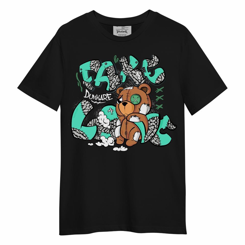 Shirt To Match Black Green Glow 3s - Fake Love Graphic Green Glow 3s Outfit Unisex Shirt