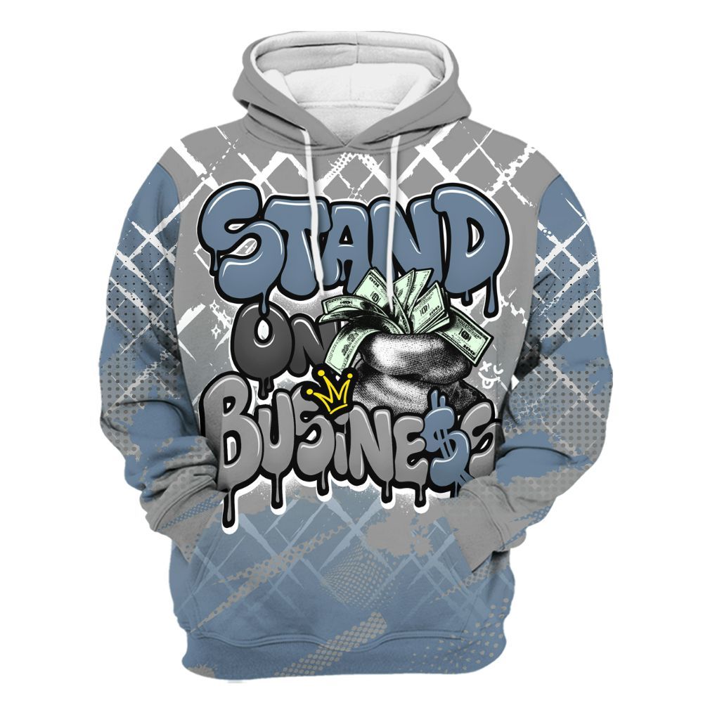 Hoodie To Match Black Chrome 6s - Halftone Stand Business Dripping All Over Print