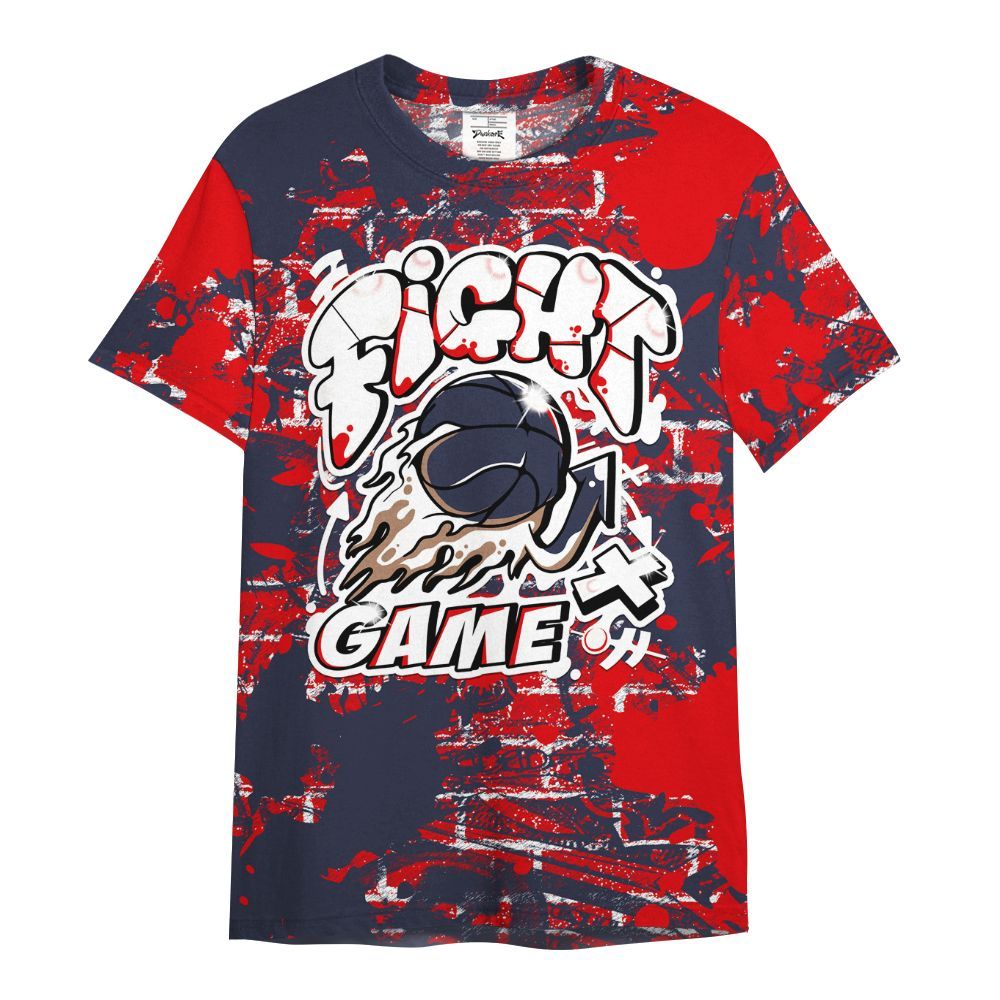 Shirt To Match Low OG Howard Bison 1s - Fighter Games Graphic Street Art All Over Print