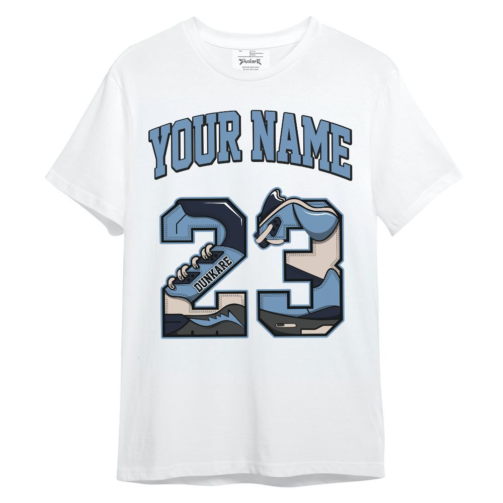 Shirt To Match High OG First In Flight 1s - Custom Name Number 23 5s Unisex Shirt