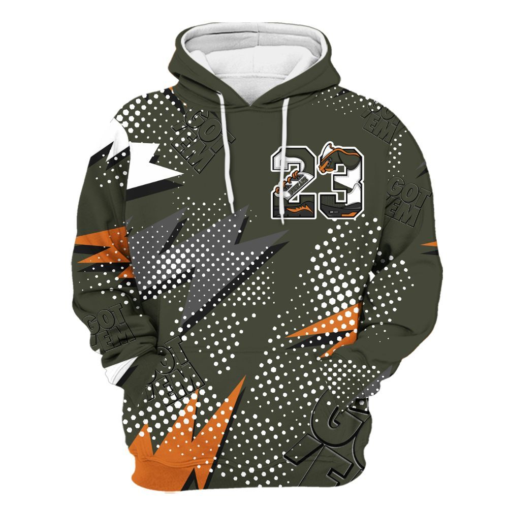 Hoodie To Match Retro Undefeated 4s - 23 Custom Name 5s All Over Print