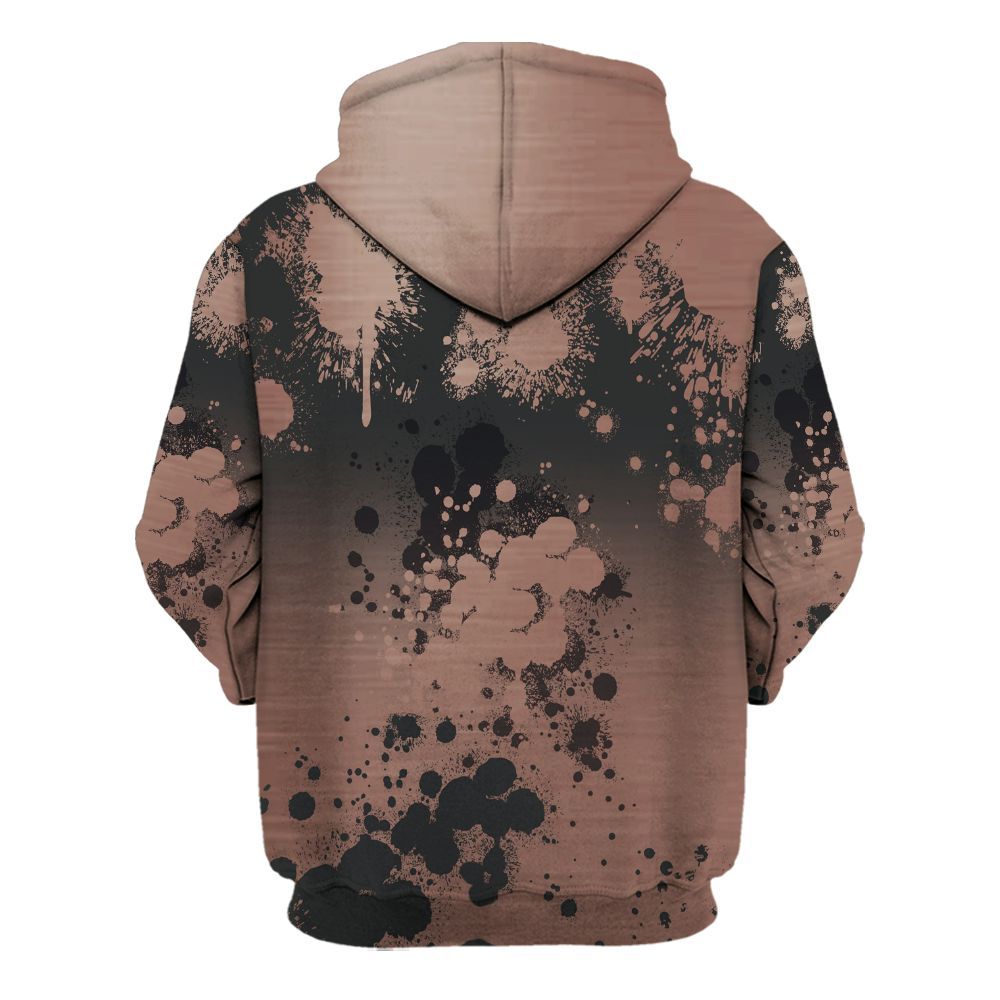 Hoodie To Match KD 4 Christmas - God Blessed Ink Drip All Over Print