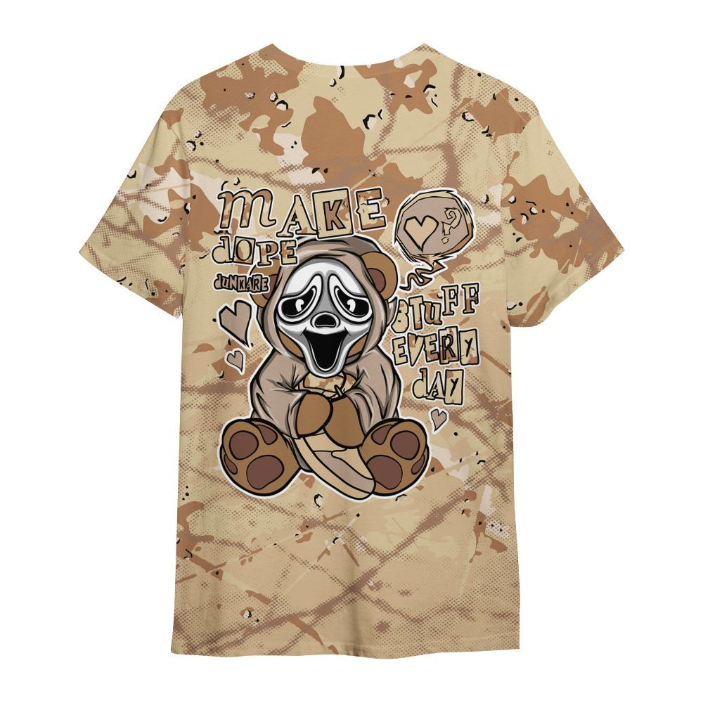 Shirt To Match Desert Camo 3s - Make Dopes Bear Profound All Over Print