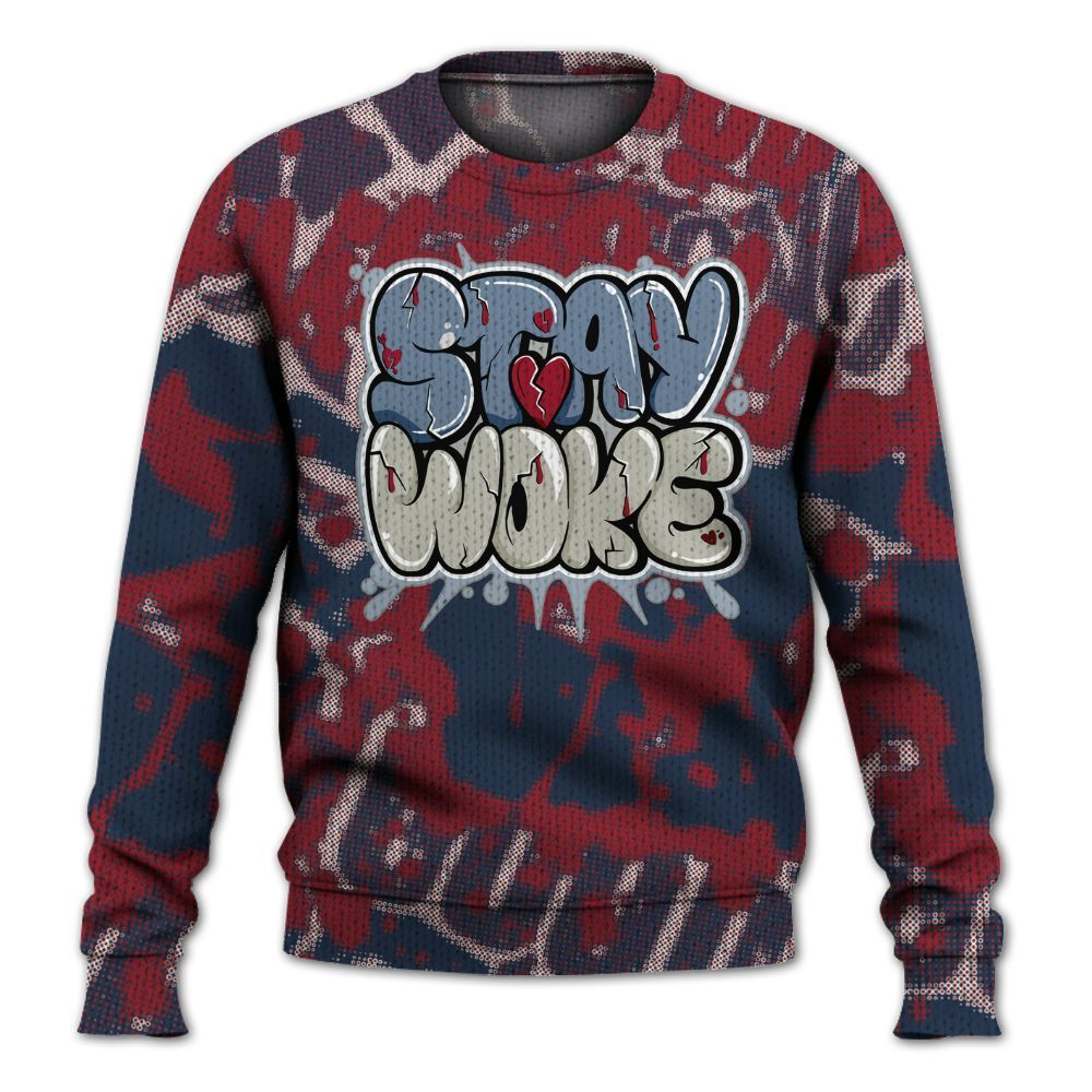 Knitted Sweater To Match Navy Blue 2024 6s - Stay And Woken Street