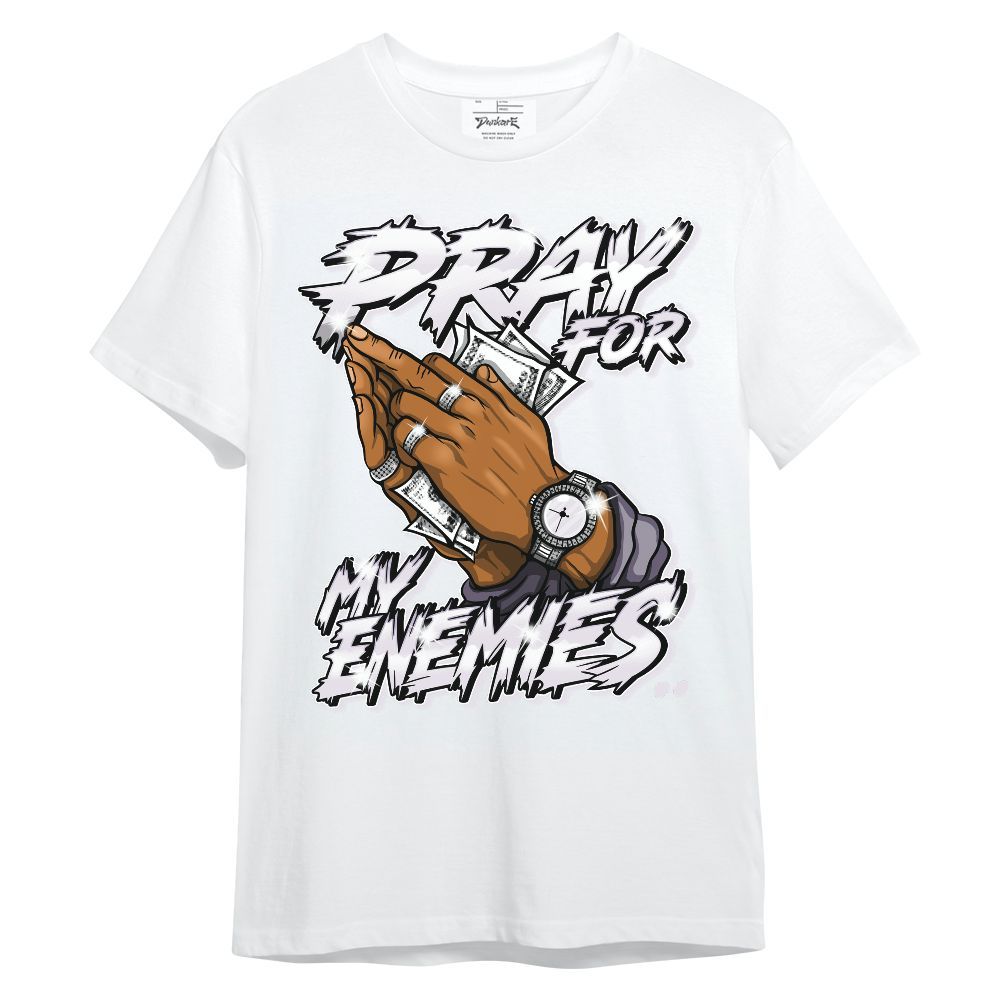 Shirt To Match Book 1 Lilac Bloom - Prayed For Enemies Graphic Unisex Shirt