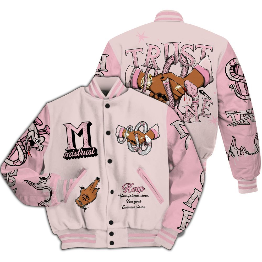 Varsity Jacket To Match Dunk Low KD 17 Aunt Pearl - Trust No One Snake-Bite Street Style All Over Print