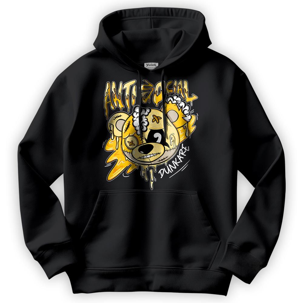 Sweatshirt To Match Vivid Sulfur 4s Hoodie - Hate Social Bear Hoodie Unisex