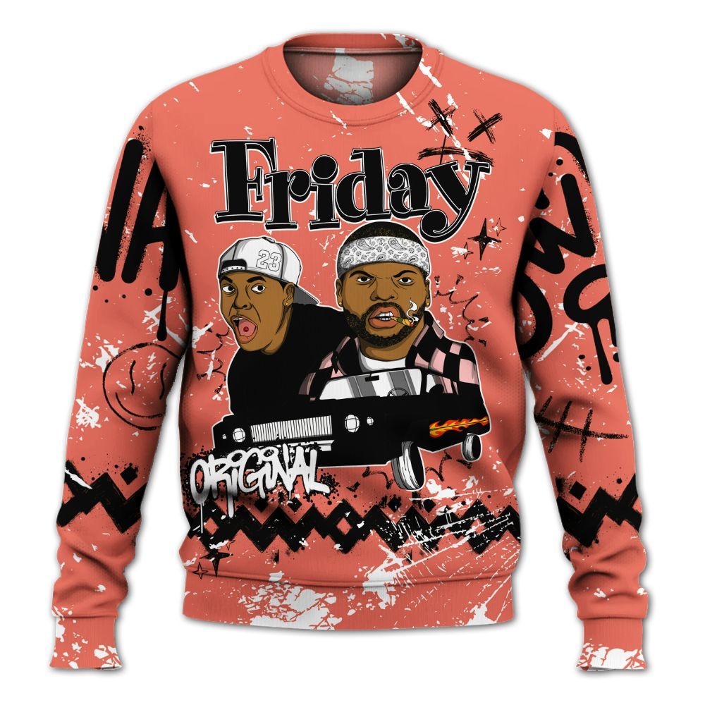 Sweatshirt To Match Low OG PSG 1s - Friday Sneaker Crayon All Over Print