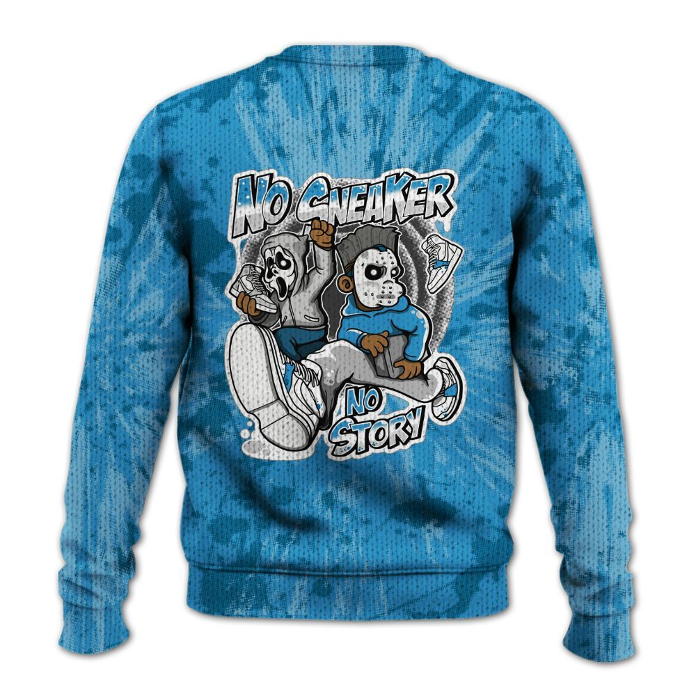 Knitted Sweater To Match Powder Blue 9s - Sneakers Make Story Graphic Luxury