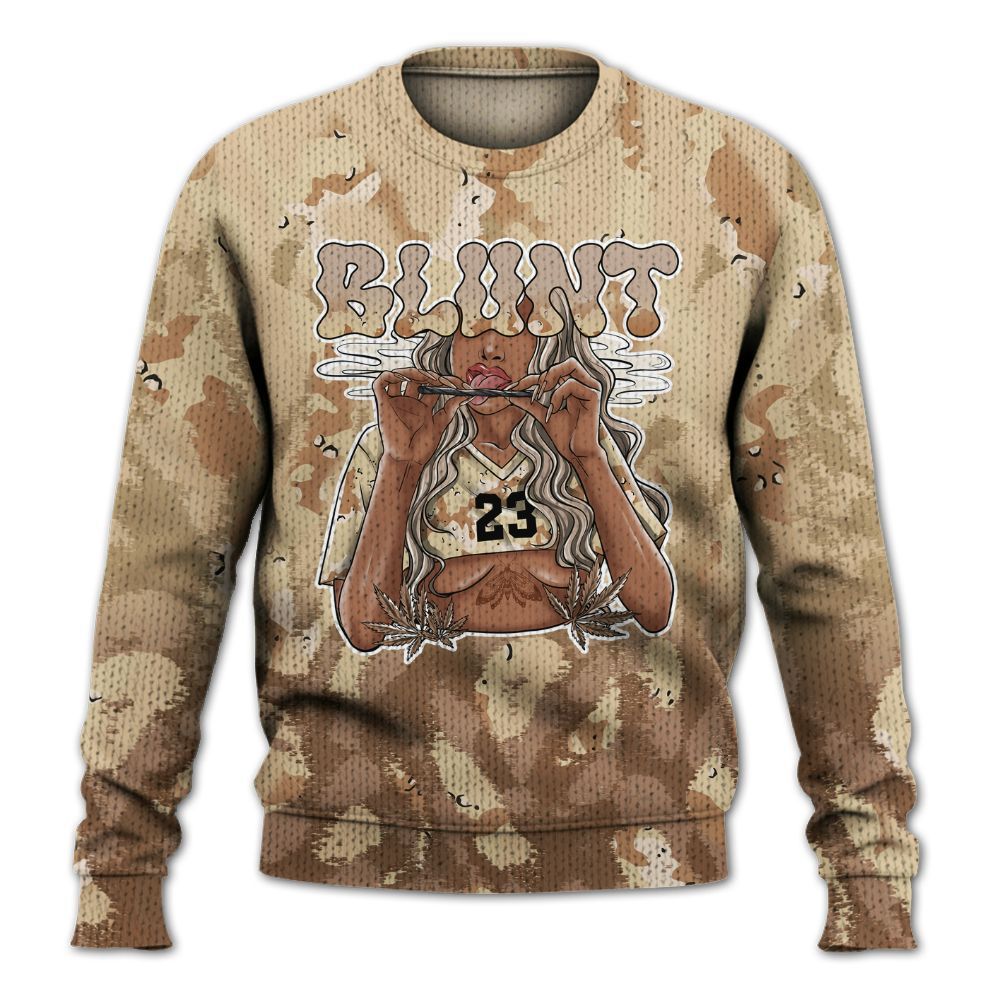 Knitted Sweater To Match Desert Camo 3s - Bluntz Burnz