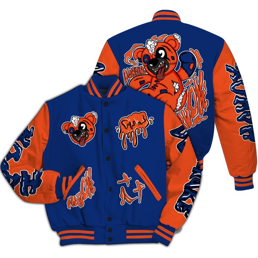 Varsity Jacket To Match Suede GS League - Havok Bear All Over Print