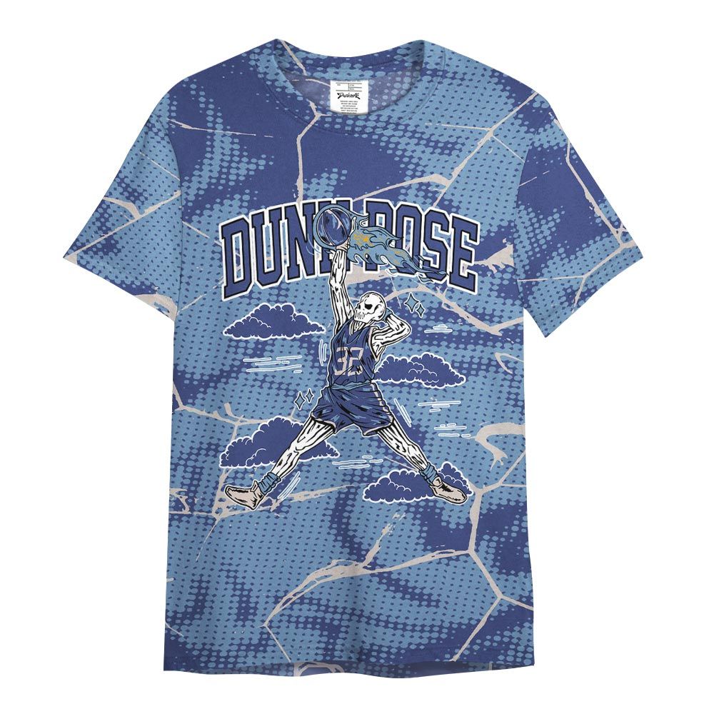 Shirt To Match High OG First In Flight 1s - Pose Skeleton Crack Shirt Unisex