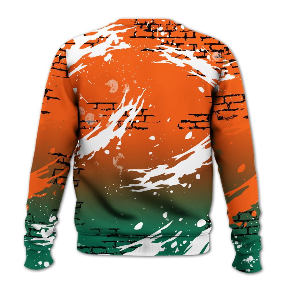 Sweatshirt To Match SoleFly Sail Gorge Green 3s - Values Of Loyalty Drip All Over Print