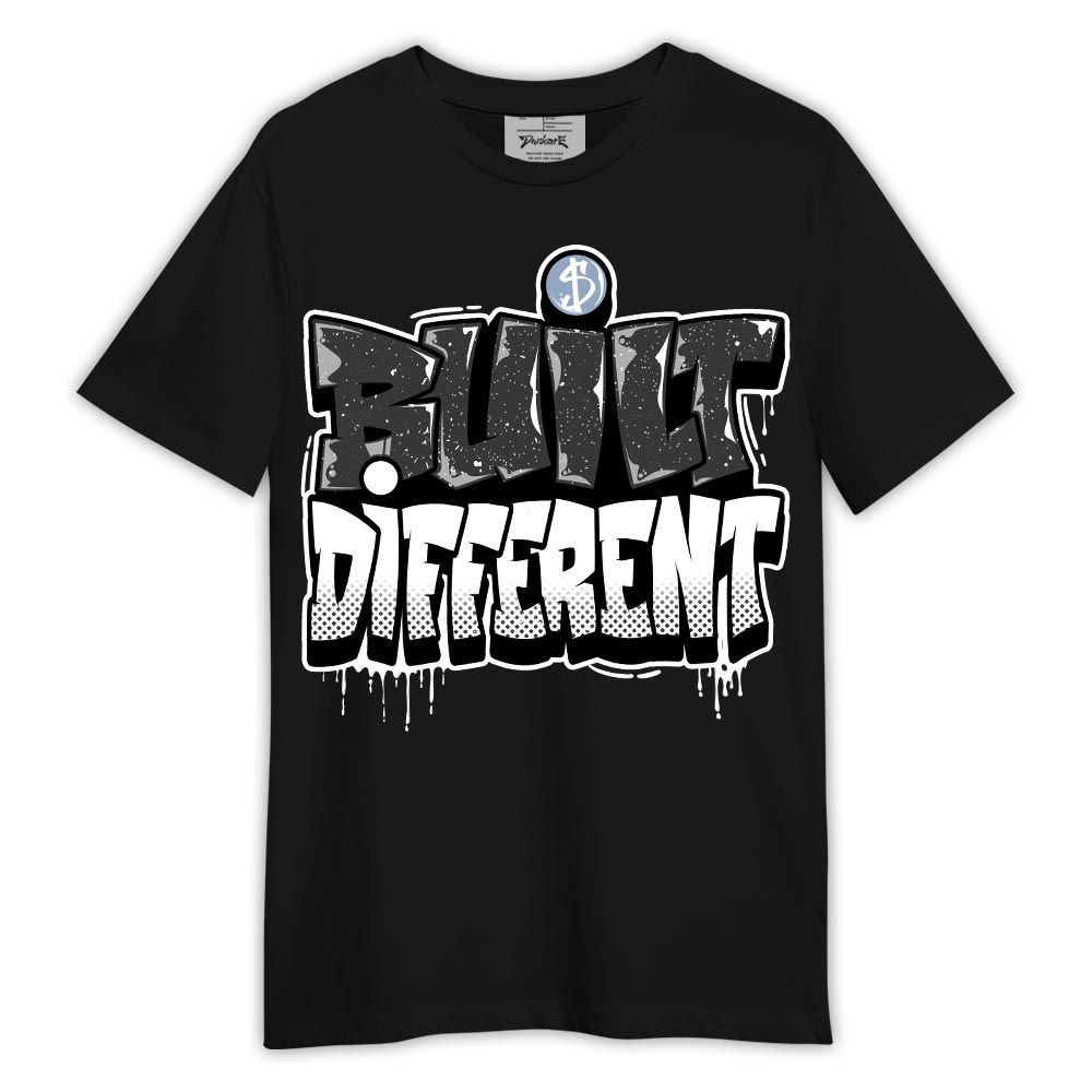 Shirt To Match Reverse Black White 6s - Graphic Built Different Shirt Outfit
