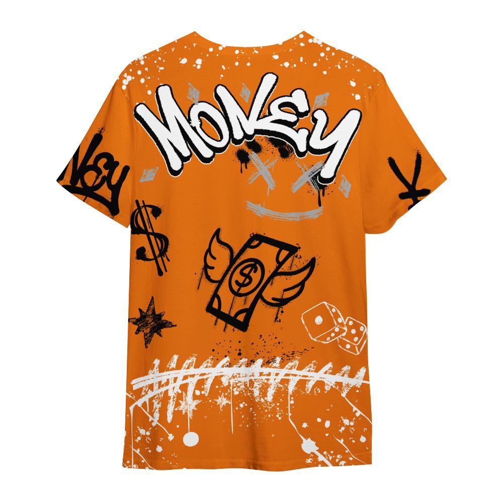 Shirt To Match Orange Citrus 3s - Everybody Paid In Full Crayon All Over Print