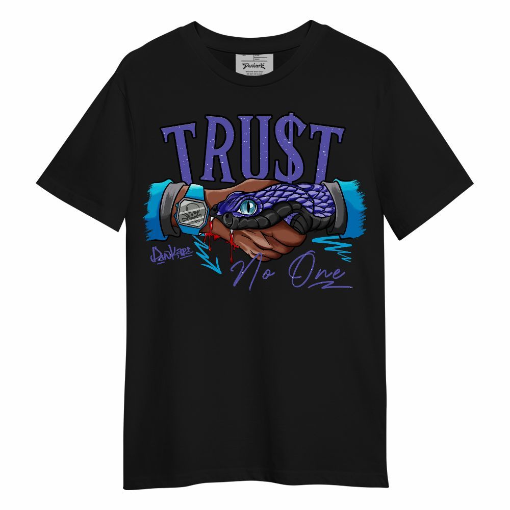 Shirt To Match Retro Aqua 8s, Snake Trust No One Graphic